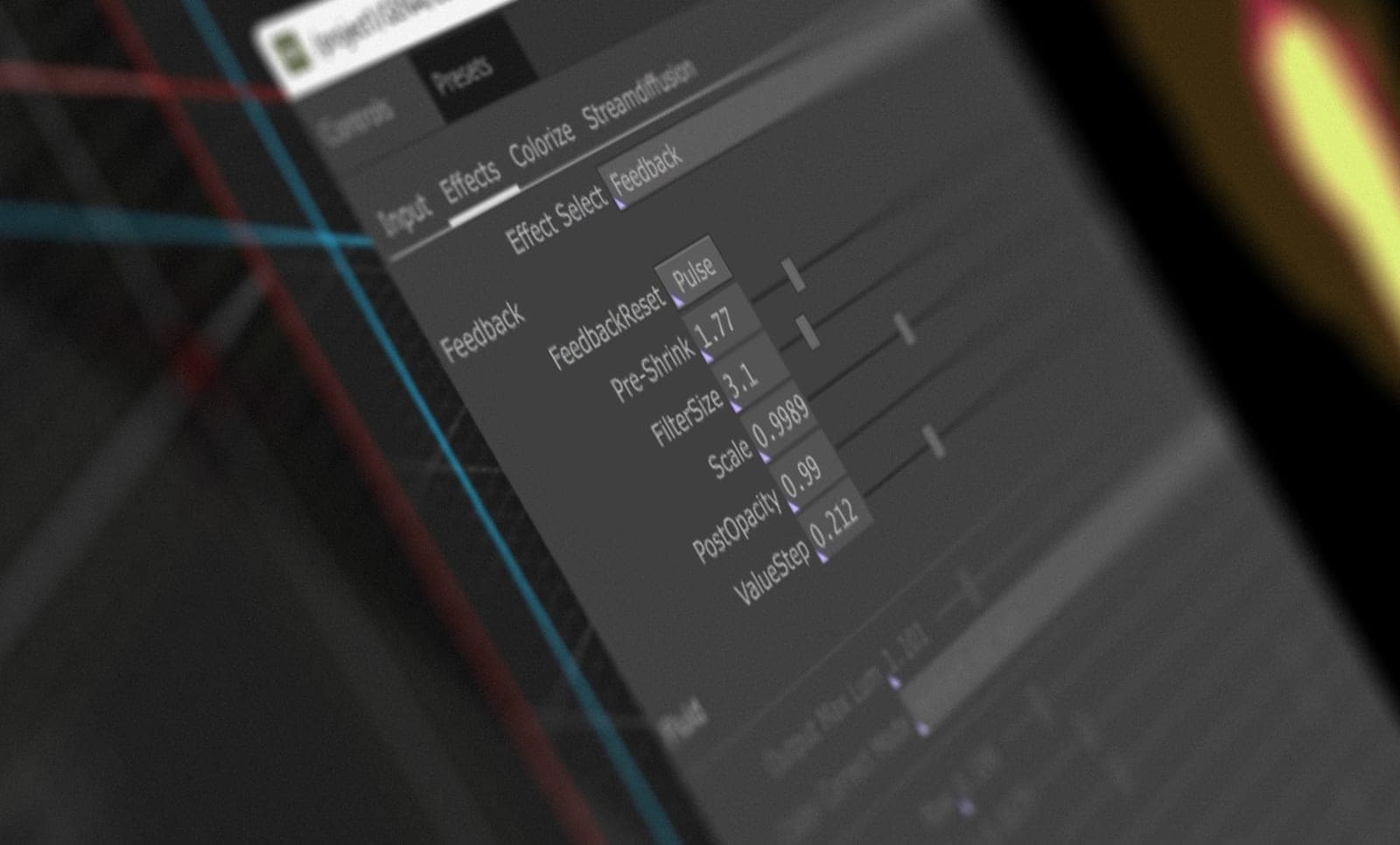 StreamDiffusion preset controls