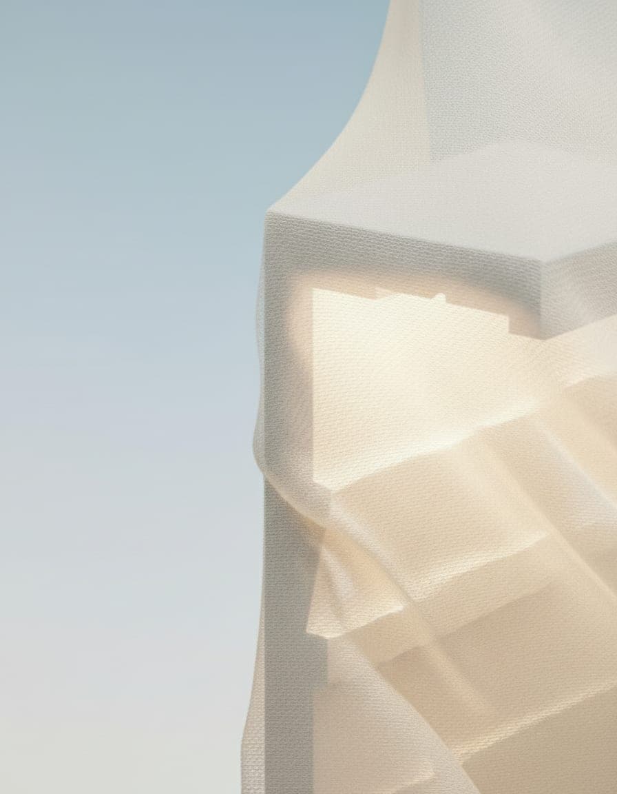 Organza close-up over Ledge