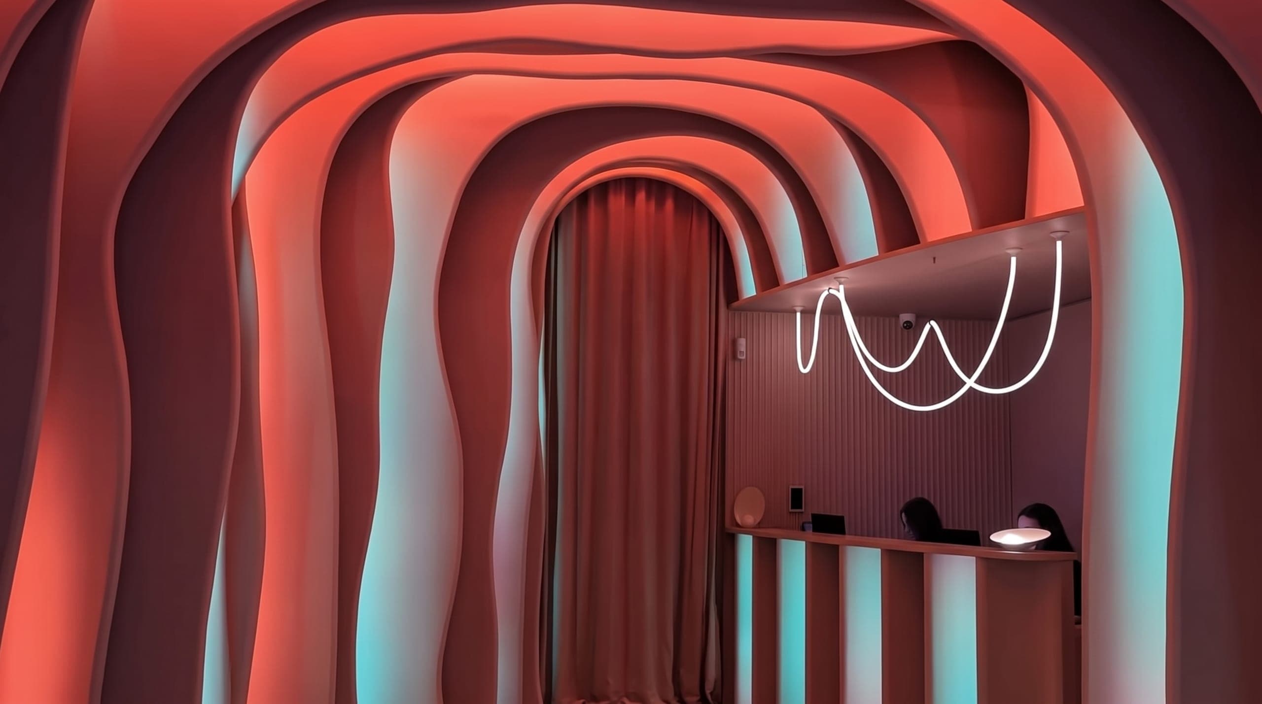 Lit vault at the Orac Experience Center lobby