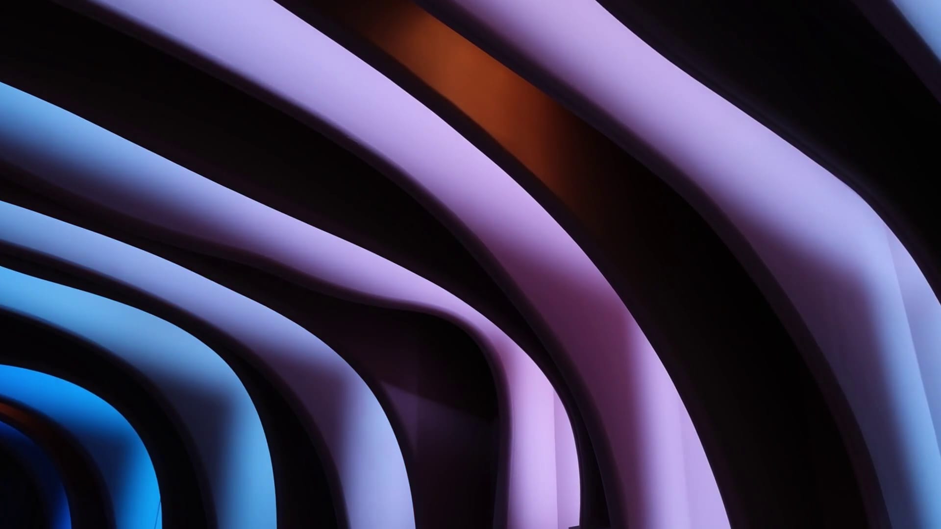 Violet layers along the entrance